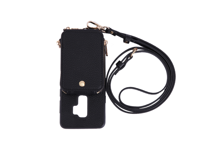 Black Crossbody TREK for Galaxy S9+ - TREK™ | Cross-body Phone Case Purses