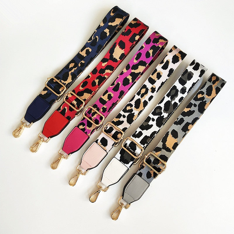 Leopard Print Adjustable PU Wide Long Strap Crossbody Bag Strap Replacement  Belt For Bags CJ191217 From Quan06, $17.65