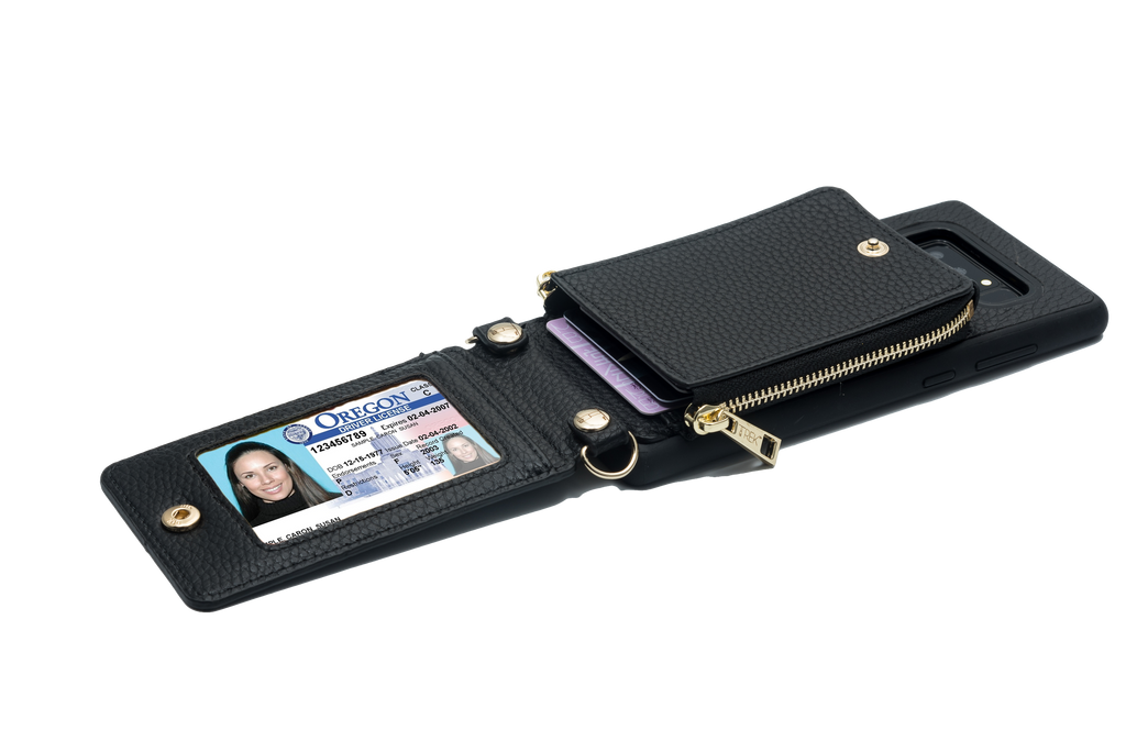 Black Crossbody TREK™ for Note 8 - TREK™ | Cross-body Phone Case Purses