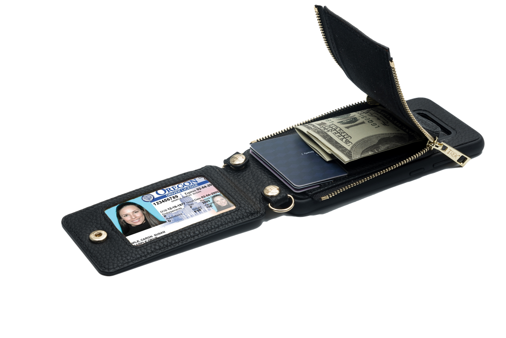 TREK™ Galaxy S8 Compatible Crossbody Case (Black) | TREK™ tech accessories