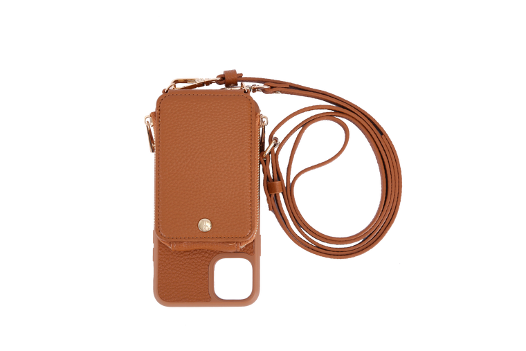 Camel Crossbody TREK for iPhone 11 Pro - TREK™ | Cross-body Phone Case Purses