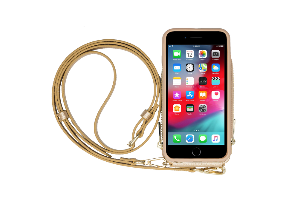 Gold Crossbody TREK for iPhone 11 Pro - TREK™ | Cross-body Phone Case Purses