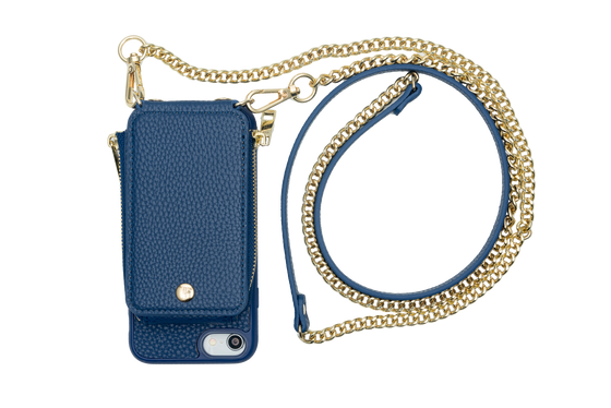 Chain Strap Navy TREK™ iPhone 6 / 7 / 8 - TREK™ | Cross-body Phone Case Purses