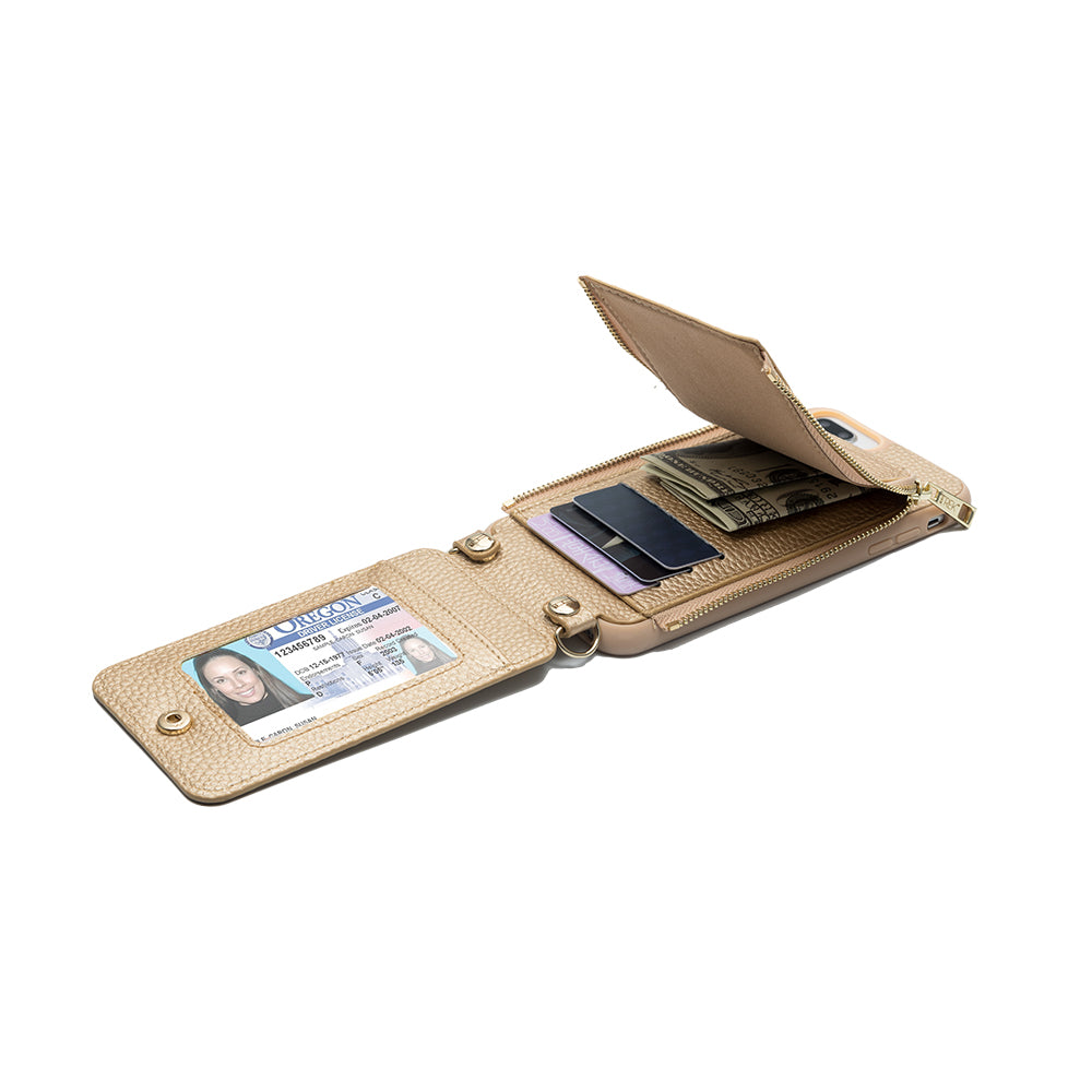 Gold Crossbody TREK™ for Galaxy S8 - TREK™ | Cross-body Phone Case Purses