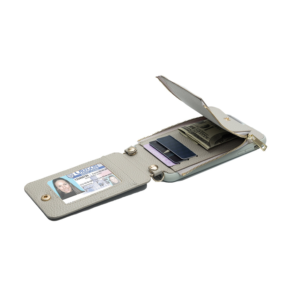 Gray Crossbody TREK™ for Galaxy S8 - TREK™ | Cross-body Phone Case Purses