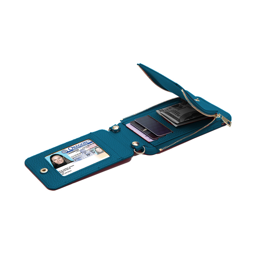 Peacock Crossbody TREK™ for Galaxy S9 - TREK™ | Cross-body Phone Case Purses