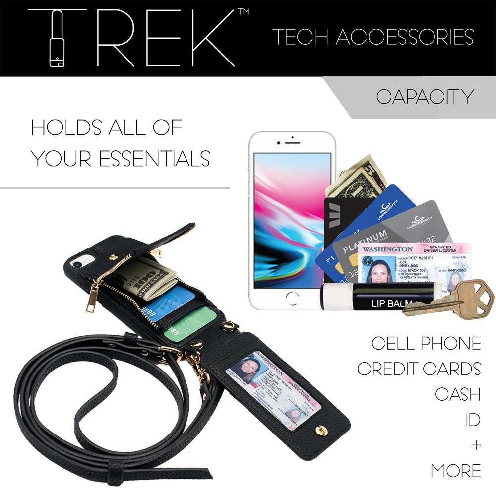 TREK™ iPhone 6/7/8 Compatible Crossbody Chain Strap Case (MORE COLORS) - TREK™ tech accessories