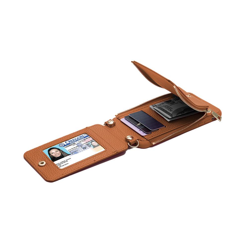 Camel Crossbody TREK for iPhone 11 Pro Max - TREK™ | Cross-body Phone Case Purses